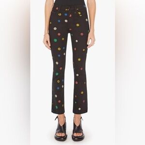 Mother The Insider Flood jeans fresh as a daisy print